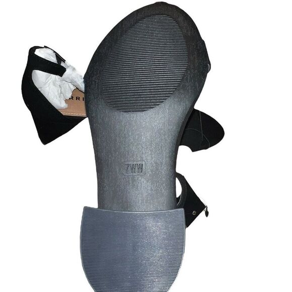 Torrid Womens Size 7 Wide Ankle Strap Block Heel Sandals Black Open Toe NWT - Picture 5 of 5